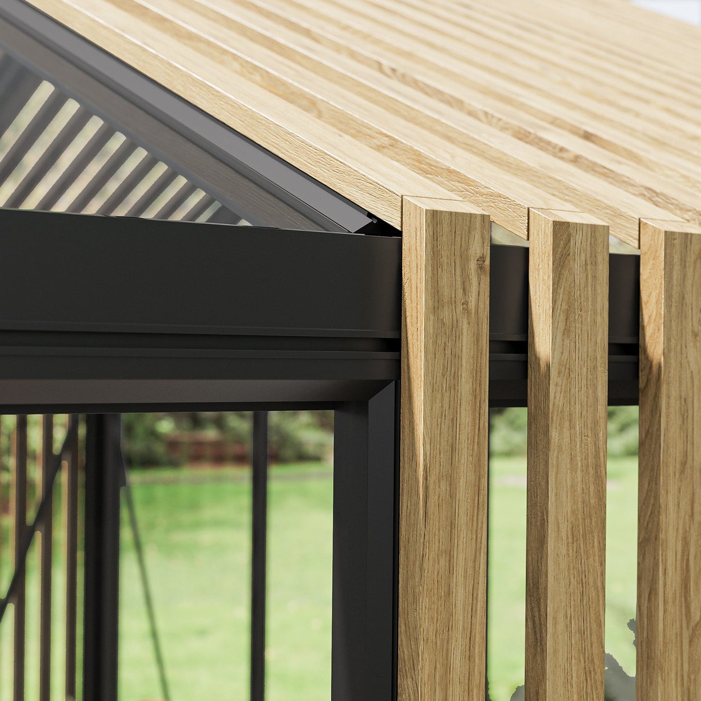 Scandiglas with Accoya wood accent