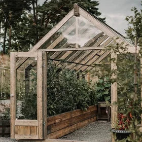 A Nordwood timber greenhouse
