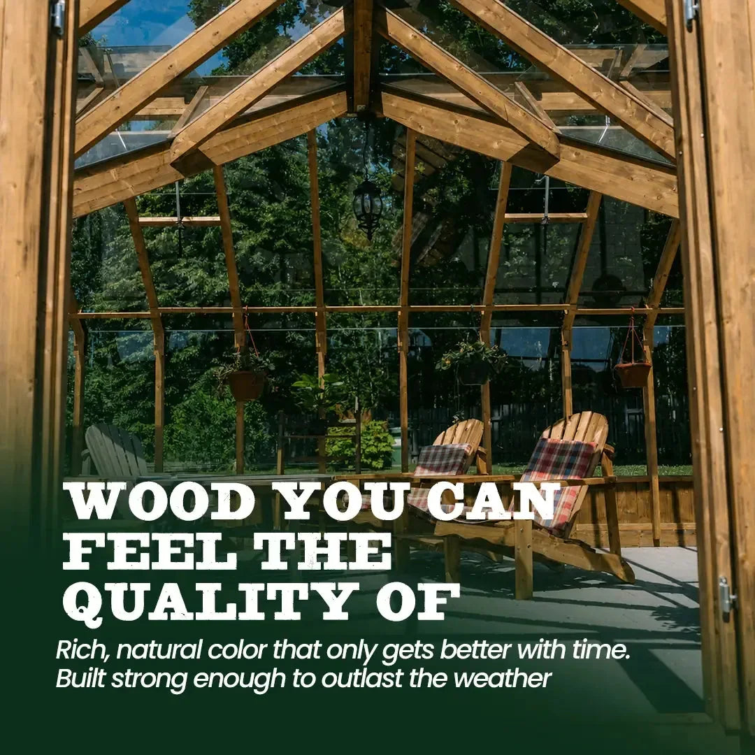 Wood you can feel the quality of